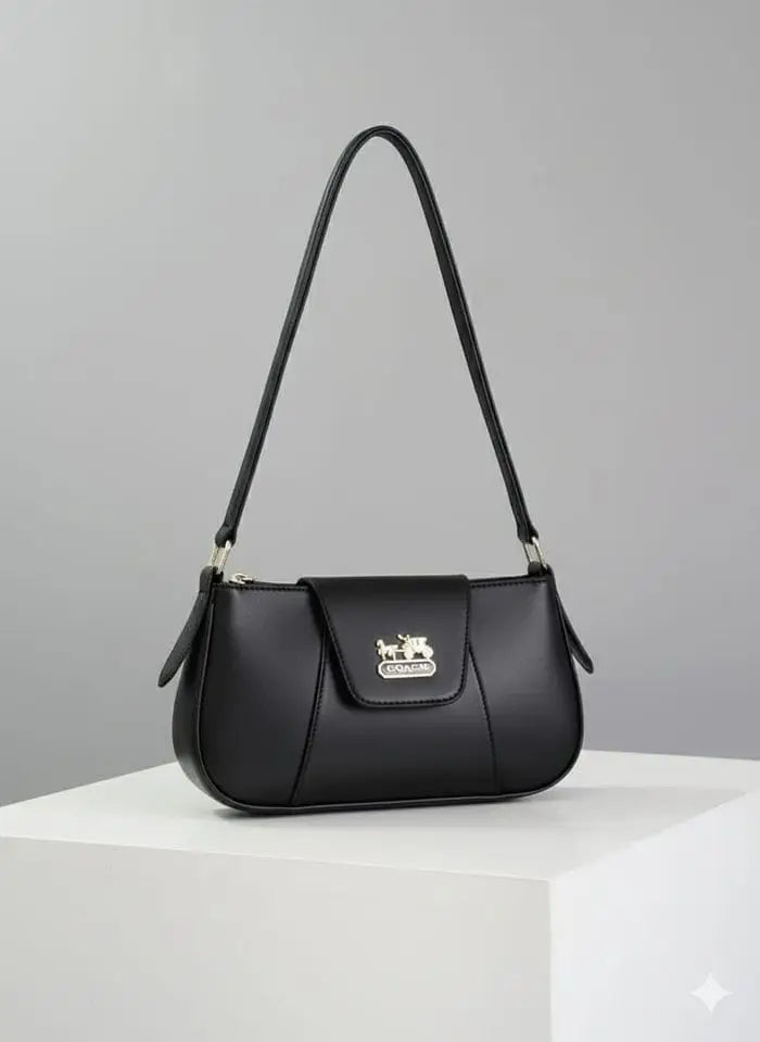 Women's Rexine Plain Shoulder Bag