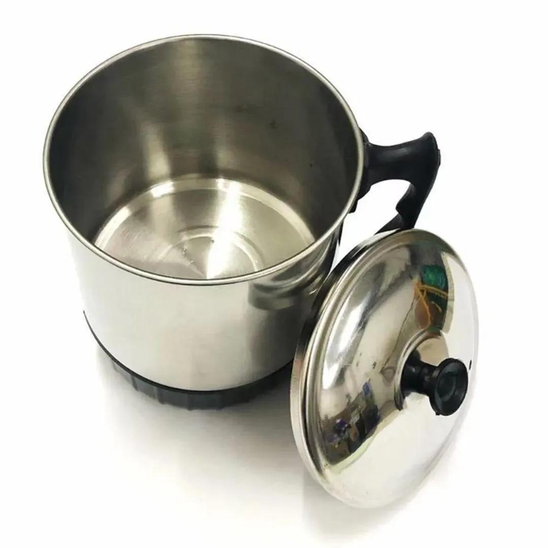 Stainless Steel Electric Kettle Black Silver Fast Boil