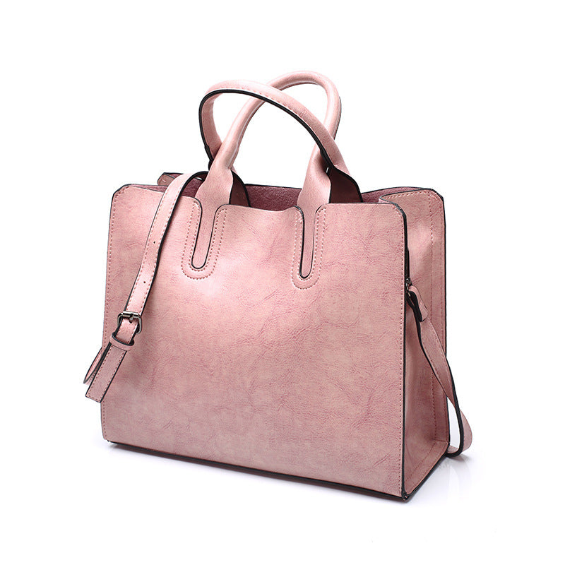 Retro Leather Handbag for Women