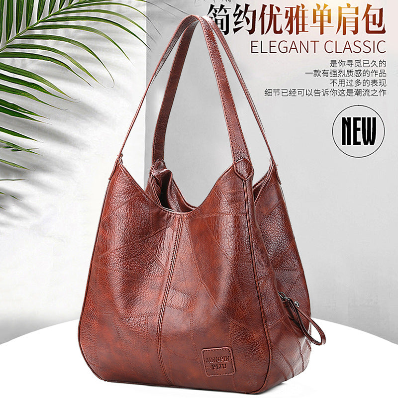 Women's Retro Soft Leather Shoulder Bag Premium Daily Use