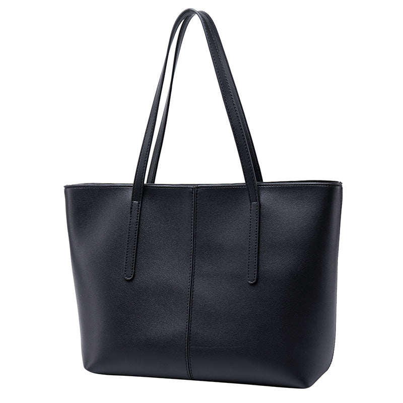 Black Women's Large Capacity Shoulder Bag
